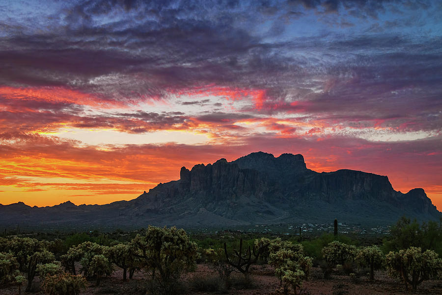 Painted Desert Skies Over The Supes  Photograph by Saija Lehtonen