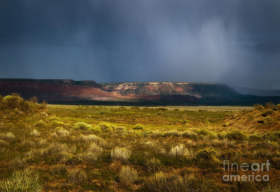 Painted Desert Storm Photograph by Fred Lassmann
