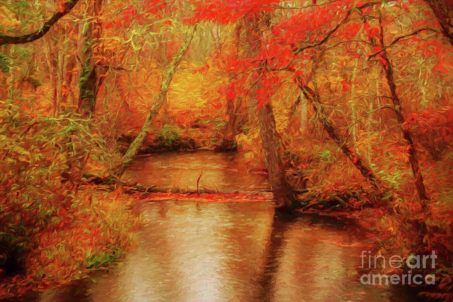 Fall Photograph - Painted Fall by Geraldine DeBoer