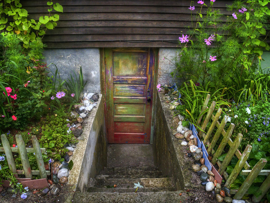 Painted Garden Door Photograph by Tammy Wetzel