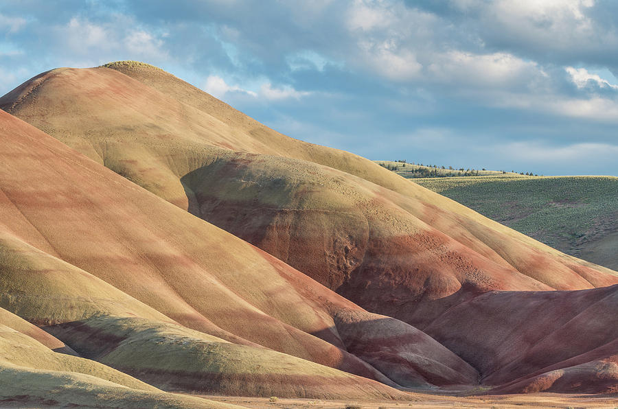 Painted Hill and Clouds Photograph by Greg Nyquist
