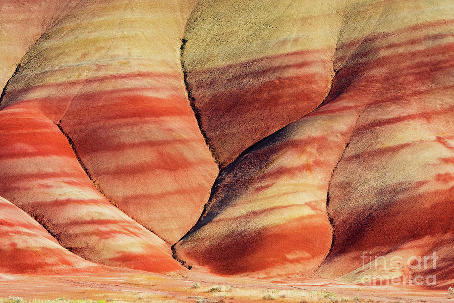 Painted Hills Close Up Photograph by Jerry Fornarotto