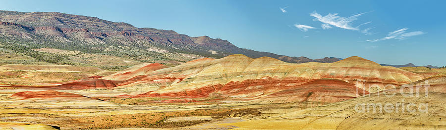 Nature Photograph - Painted Hills Pano 2 by Jerry Fornarotto