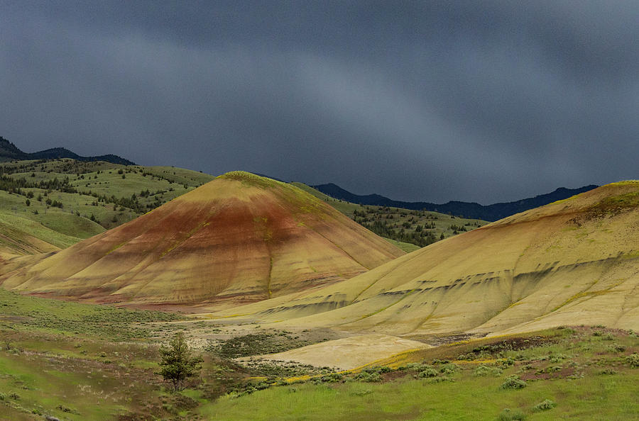 Painted Hills Storm Photograph by Jean Noren