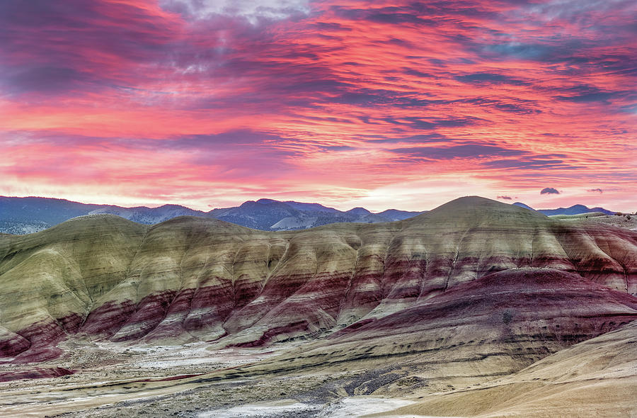 Painted Hills Sunrise Photograph by Harold Coleman