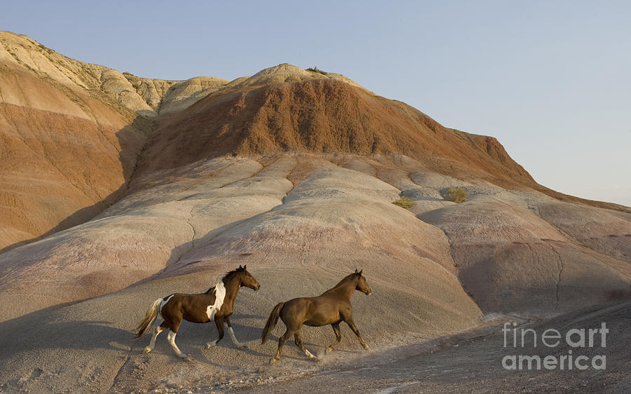 Painted Hills, Wyoming Photograph by Jean-Louis Klein & Marie-Luce Hubert