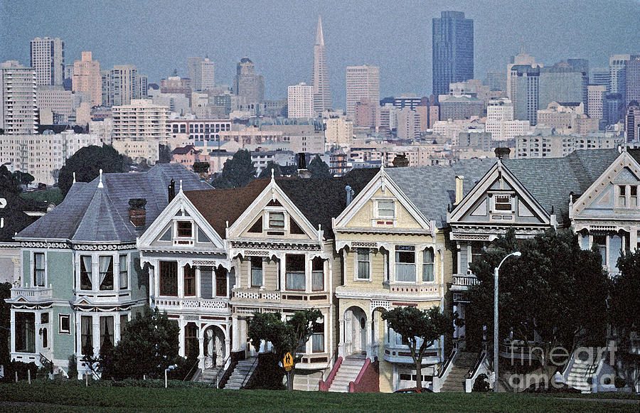Painted Ladies San Francisco Photograph by Tom Wurl