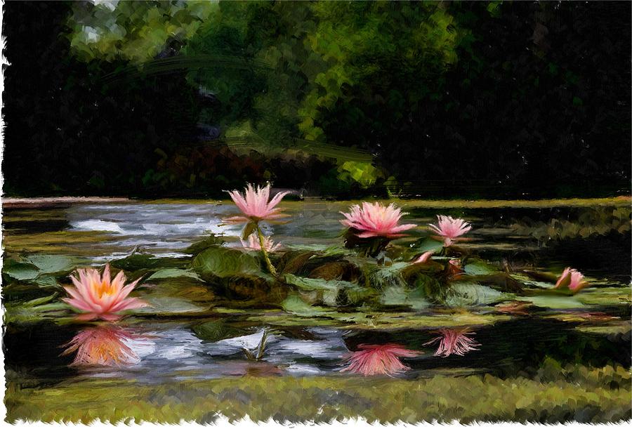 Painted Lily Digital Art by Ches Black