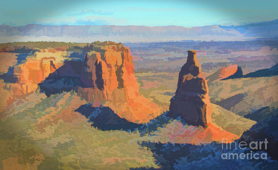 Painted Mesa Photograph by Steven Parker