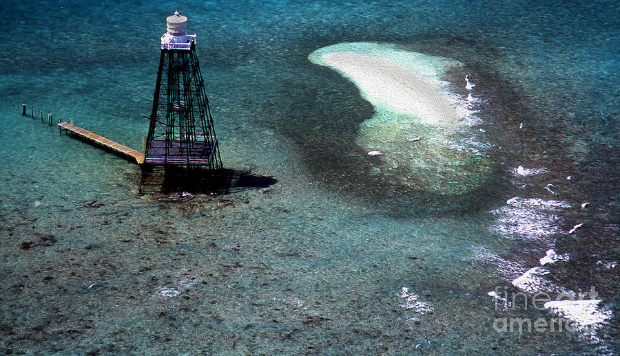 Painted Sand Key Lighthouse Photograph by Skip Willits