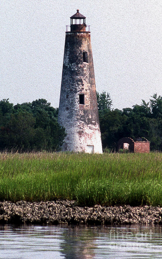 Painted Sapelo Island Lighthouse Photograph by Skip Willits