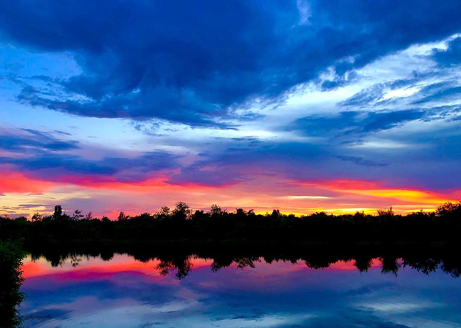 Painted Sky Photograph by C Stephenson-Gibbs - Fine Art America