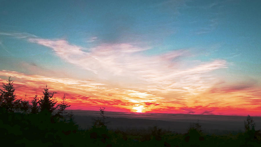 Sunset Photograph - Painted Sky II by Lisa Beth McKinney Photography