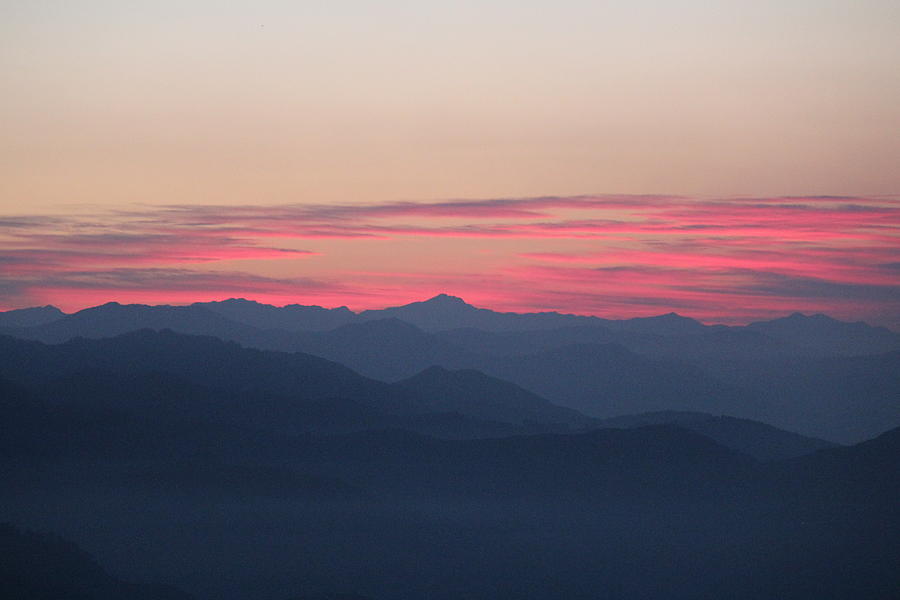 Painted Sunrise, Rishikesh Photograph by Jennifer Mazzucco