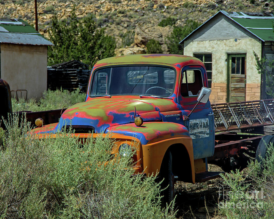 Painted Truck Photograph by Stephen Whalen