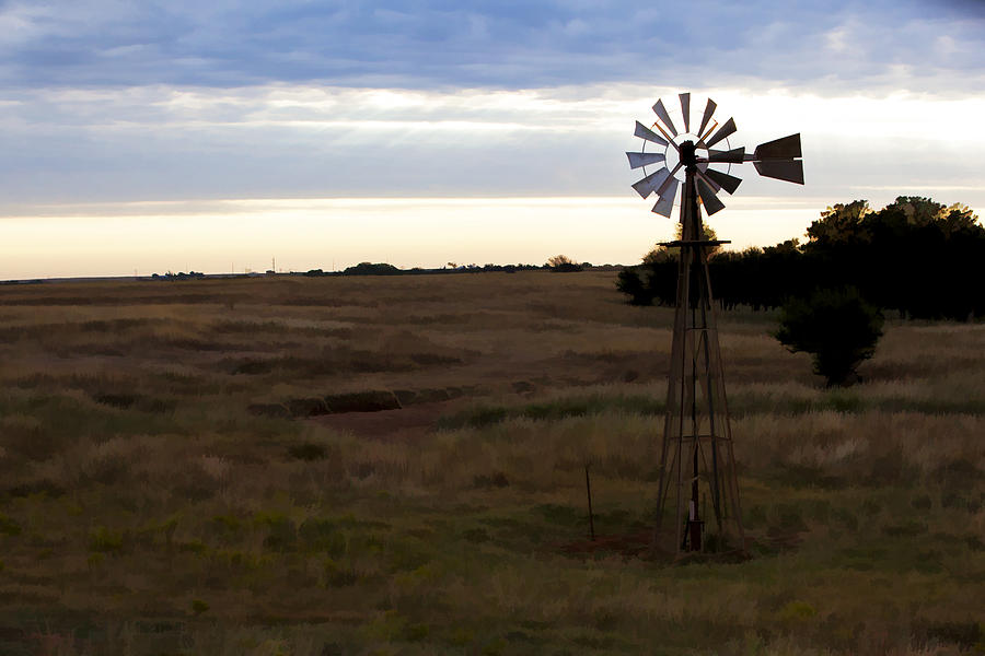 Painted Windmill Photograph by Jonas Wingfield