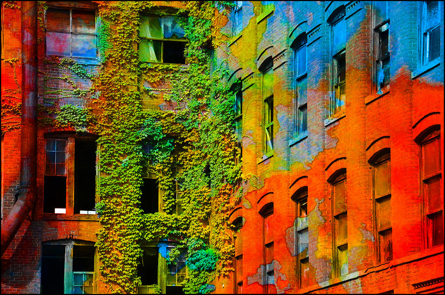 Painted windows Photograph by Ricardo Dominguez
