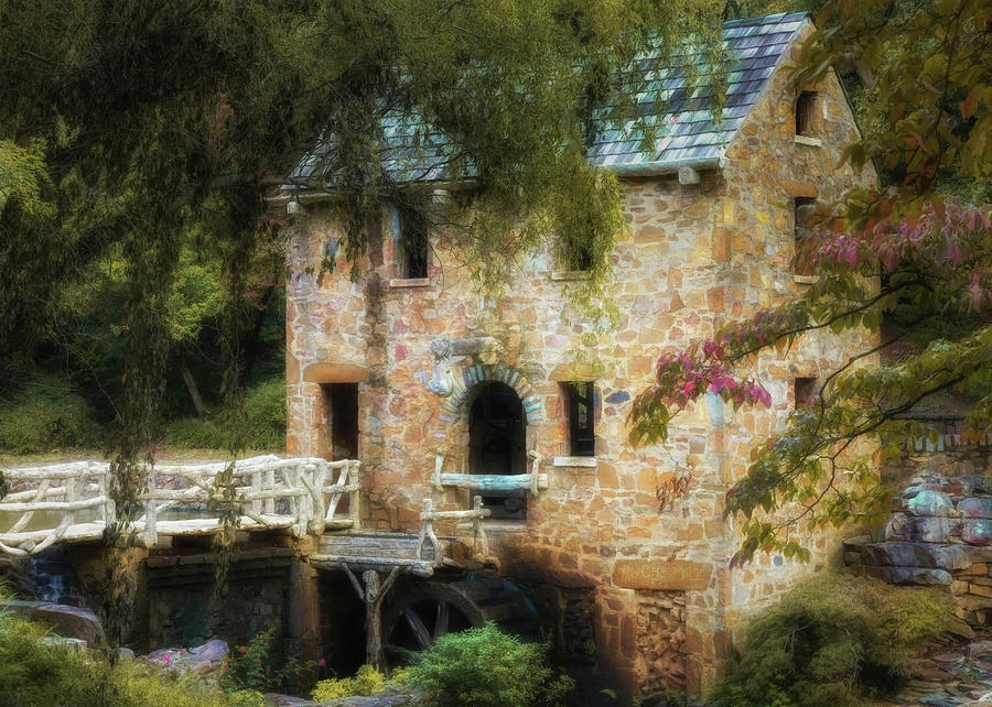 Painterly Old Mill Photograph by James Barber