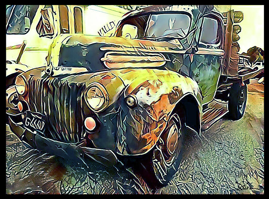 Painterly Pickup Photograph by Peggy Dietz