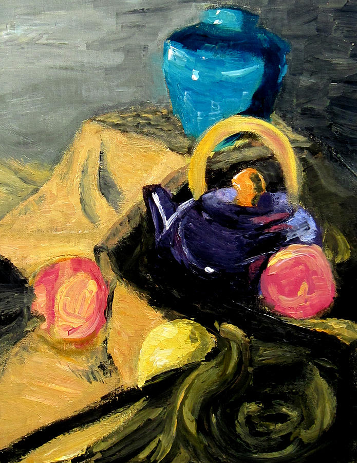 painterly still life