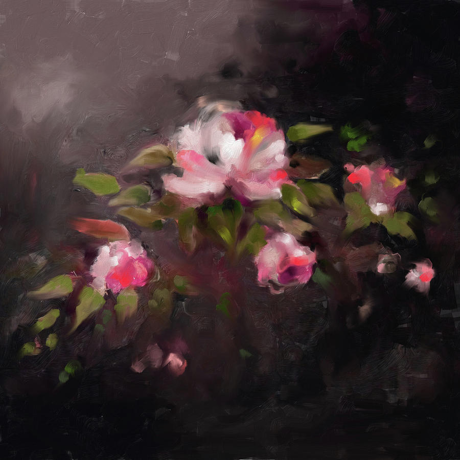 Nature Painting - Painting 382 1 Roses by Mawra Tahreem