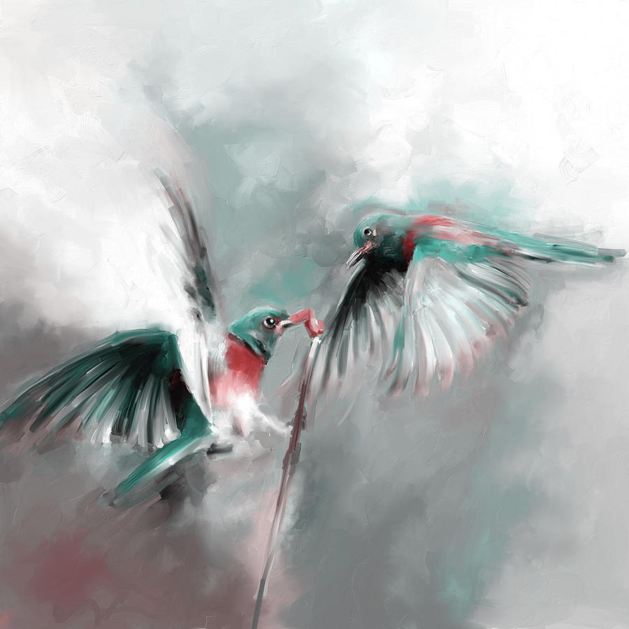 Painting 660 4 Bird 7 Painting by Mawra Tahreem