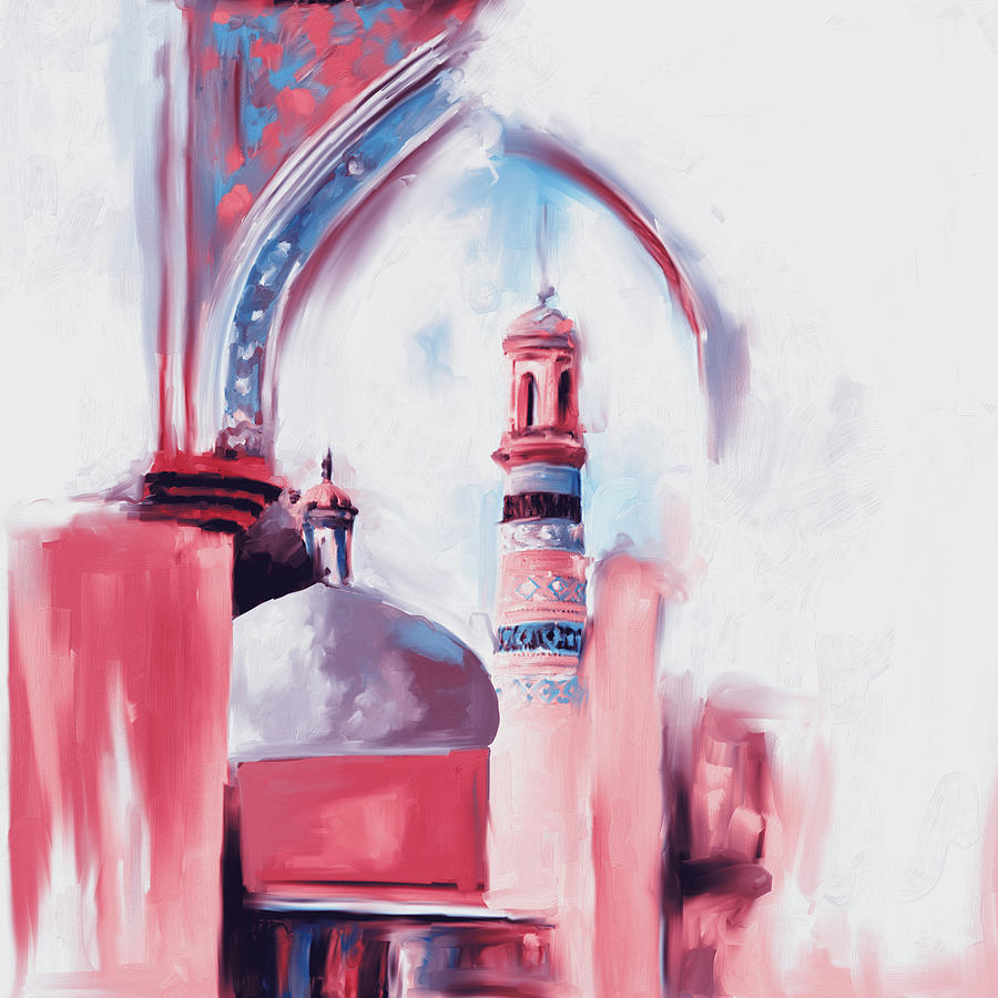 Painting 692 2 Id Kah Mosque Painting by Mawra Tahreem