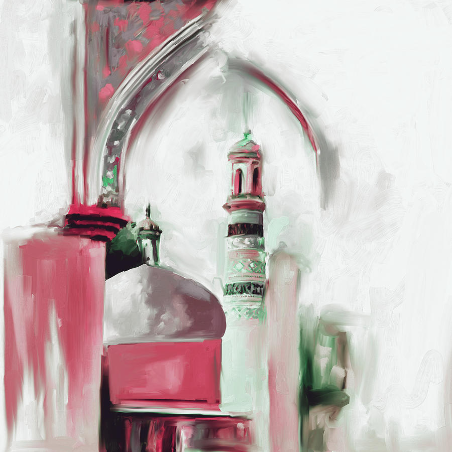 Painting 692 3 Id Kah Mosque Painting by Mawra Tahreem