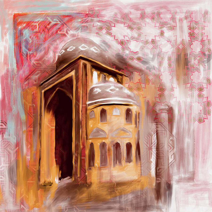Painting 774 2Jalil Khayat Mosque Painting by Mawra Tahreem