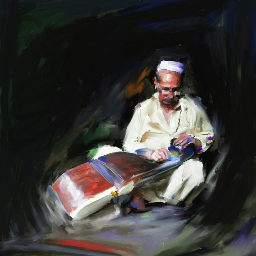 Painting 794 1 Rubab Painting by Mawra Tahreem