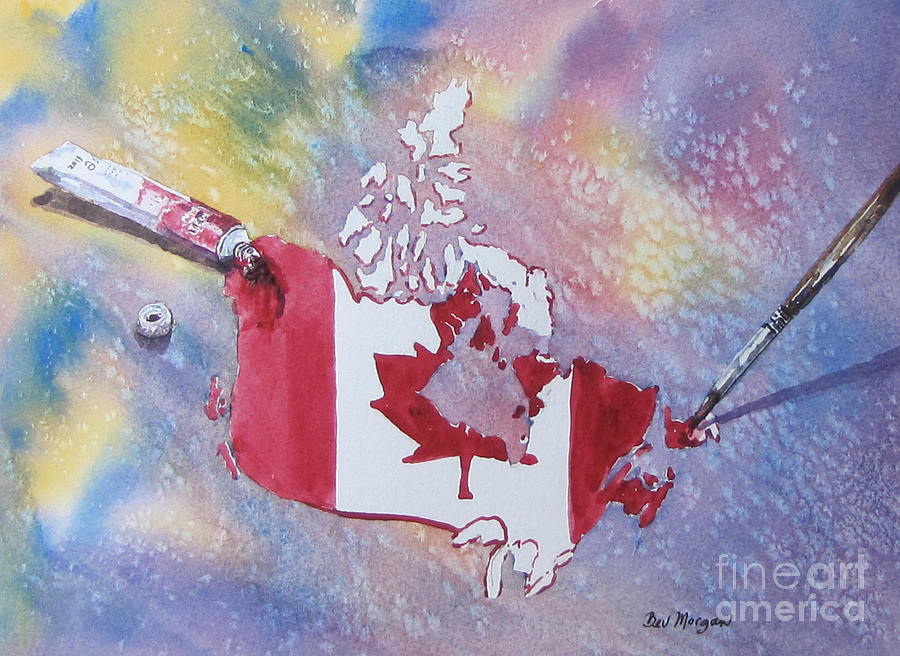 Painting Across Canada Painting by Bev Morgan