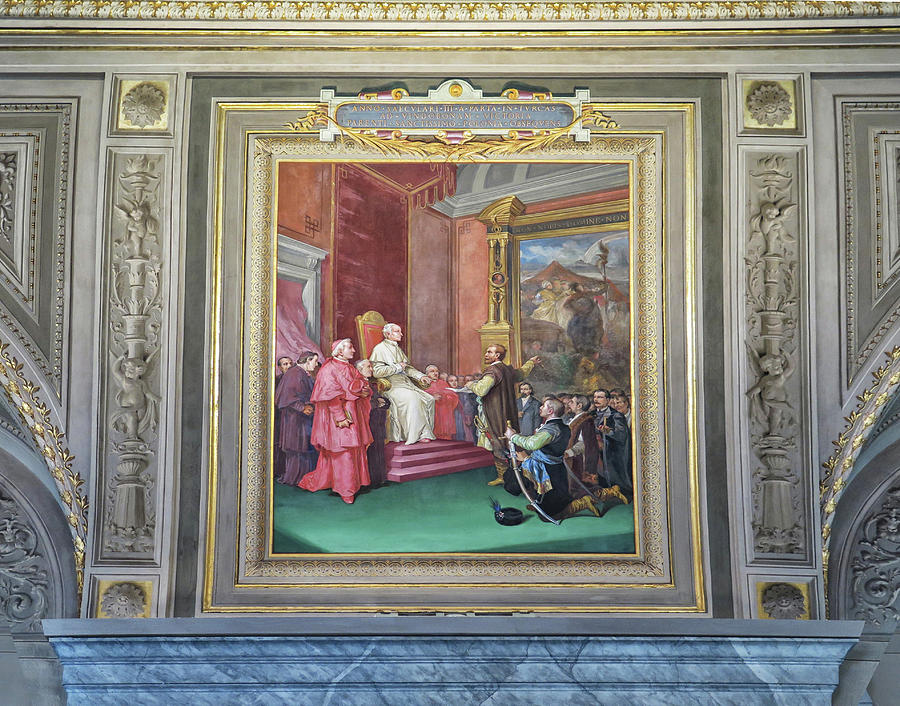 Painting At The Vatican Photograph by Dave Mills