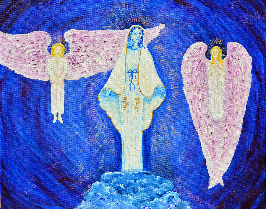 Painting by Arjuna 2015 Divine Mother Painting by Ashleigh Dyan Bayer