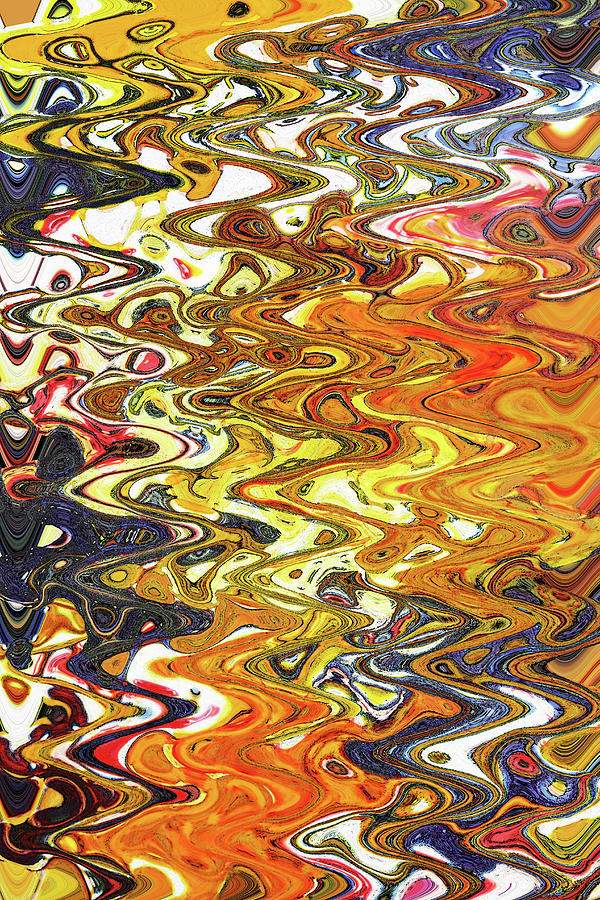 Painting Experiment Abstract Digital Art by Tom Janca