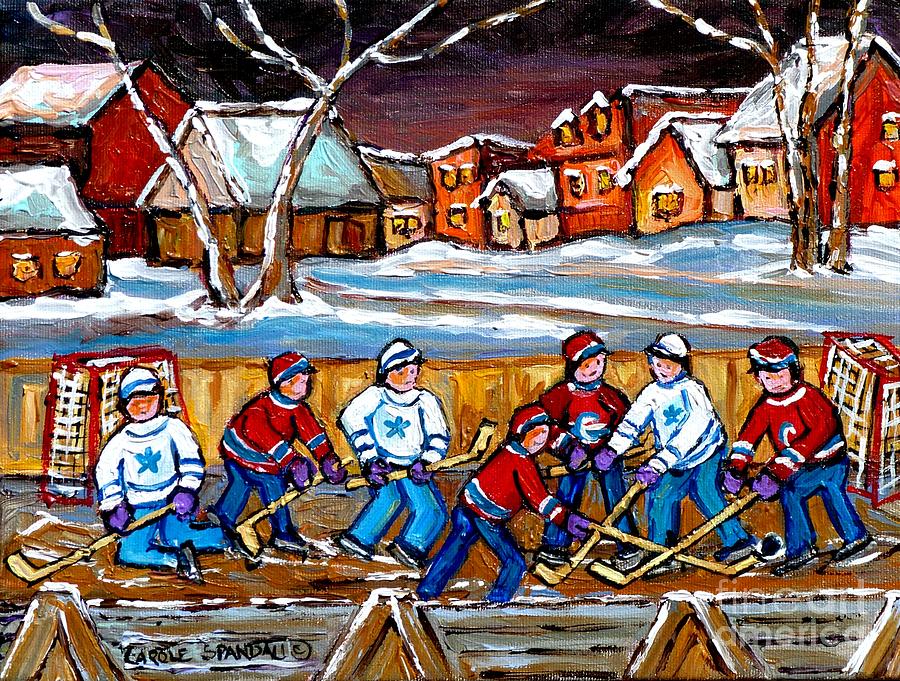 Painting Hockey Art Hockey Sticks Hockey Goalies Best Original Hockey Art  Painting by Carole Spandau