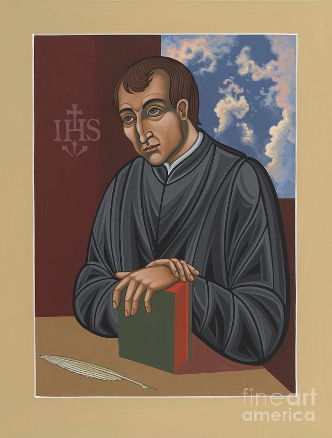 Painting of Fr Balthasar Gracian SJ 180 Painting by William Hart McNichols