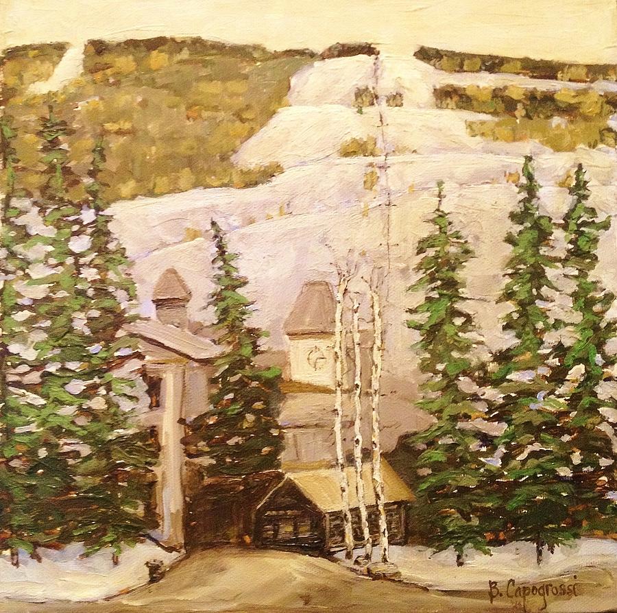 Painting of Vail Colorado Painting by Beth Capogrossi Fine Art America