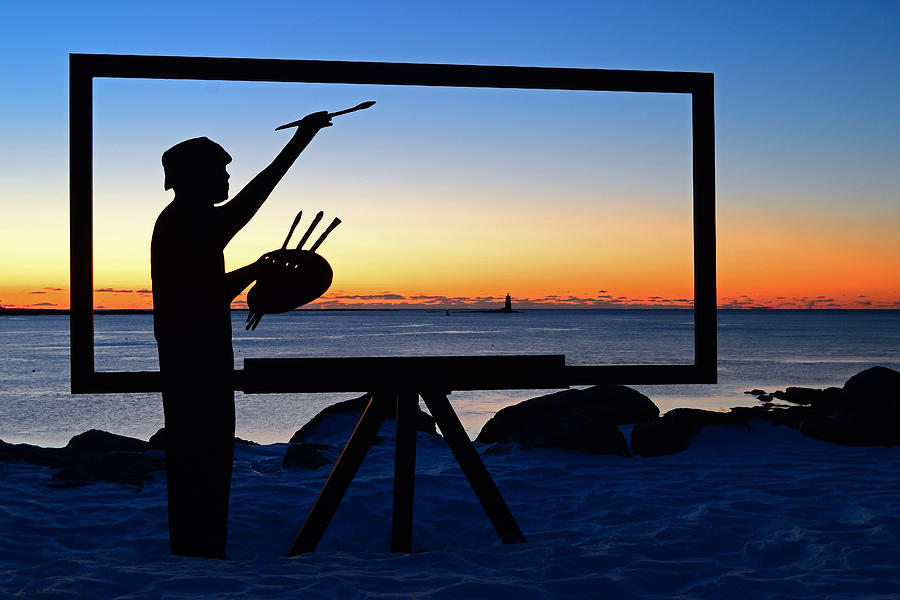 Painting the Perfect Sunrise Photograph by James Kirkikis