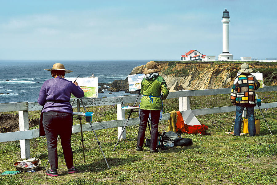 Painting the Point Photograph by Jon Exley