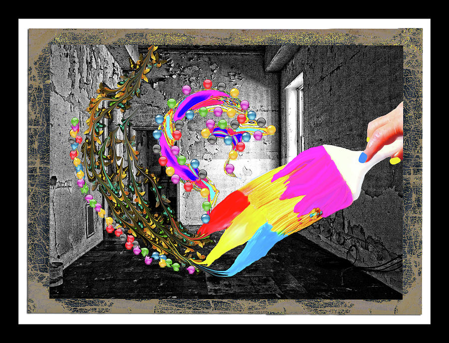 Painting Vivid Colors In The Hall Digital Art