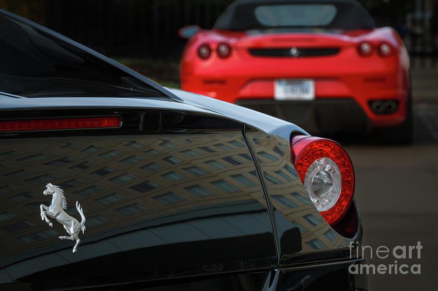 Pair of Ferraris Photograph by Dennis Hedberg