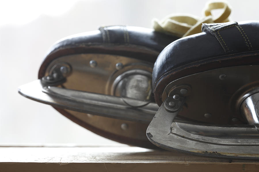 Still Life Photograph - Pair of vintage ice skates by Ulrich Kunst And Bettina Scheidulin