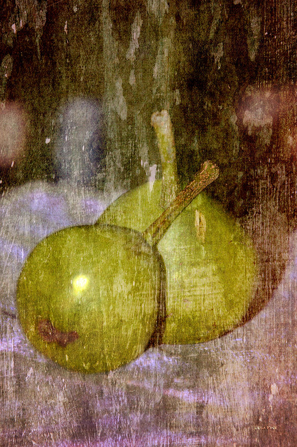 Paired Pears Photograph by Lesa Fine