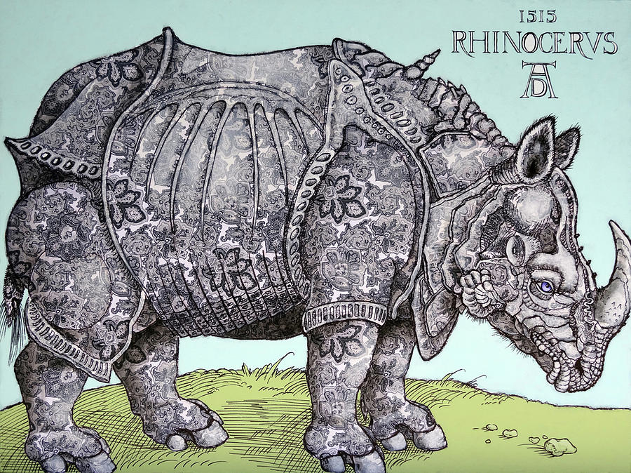 Paisley Durerhino Painting by Ande Hall