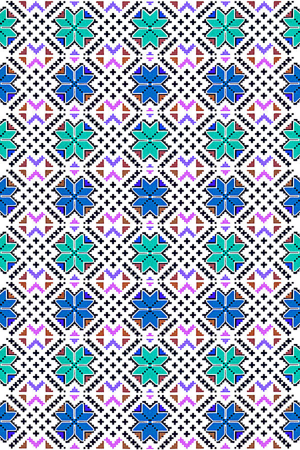Pal Blue Pattern Photograph by Munir Alawi