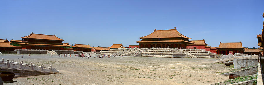 Architecture Photograph - Palace Area Of The Forbidden City by Panoramic Images