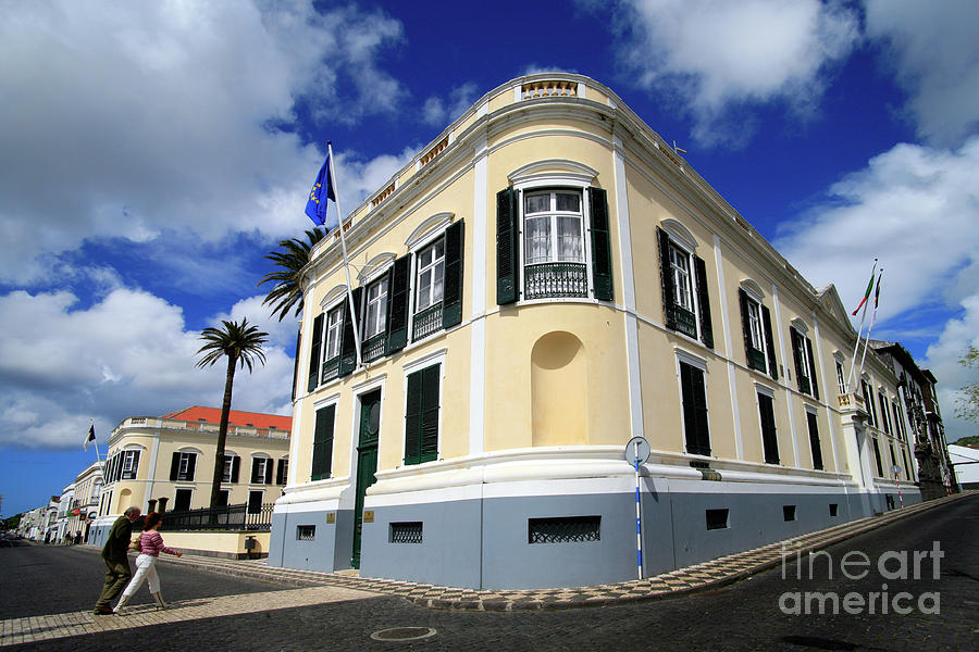 Corner Photograph - Palace In Azores by Gaspar Avila Corner Photograph - Palace In Azores by Gaspar Avila