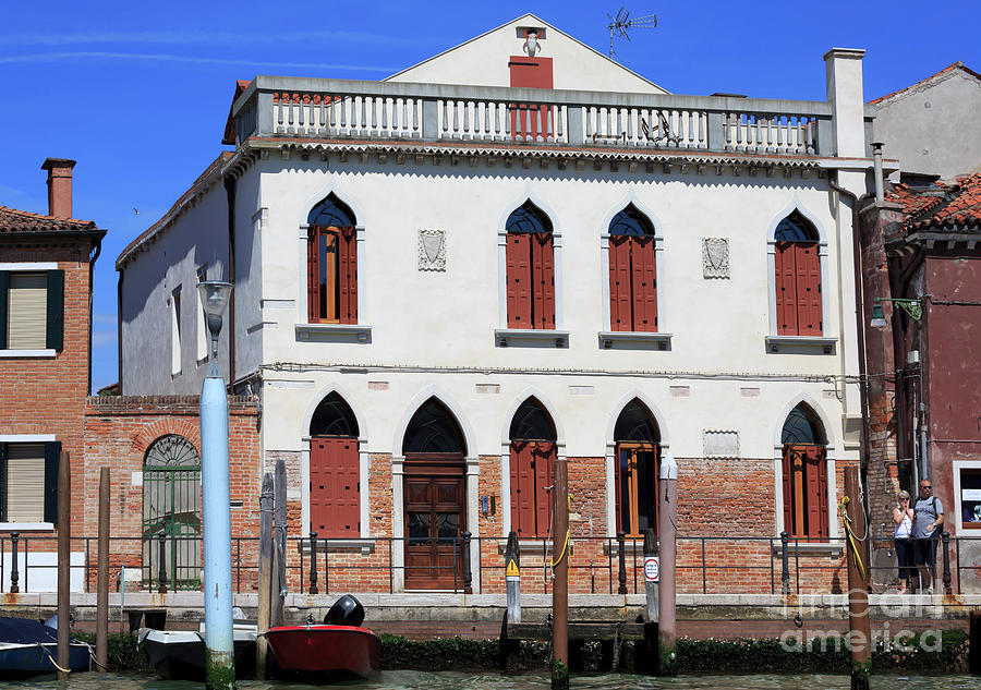 Palace in Murano Italy Photograph by Louise Heusinkveld