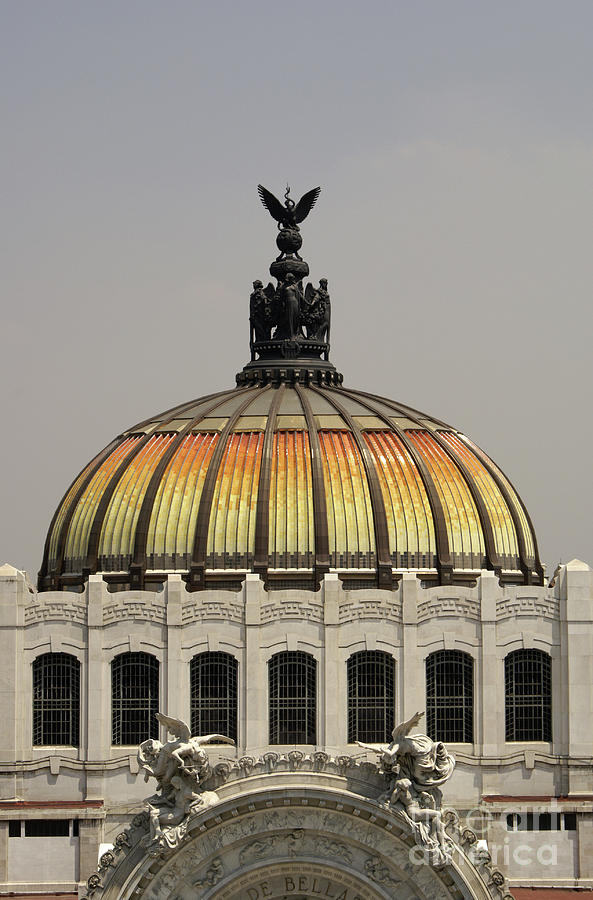 Palacio de Bellas Artes Dome Mexico City Photograph by John  Mitchell