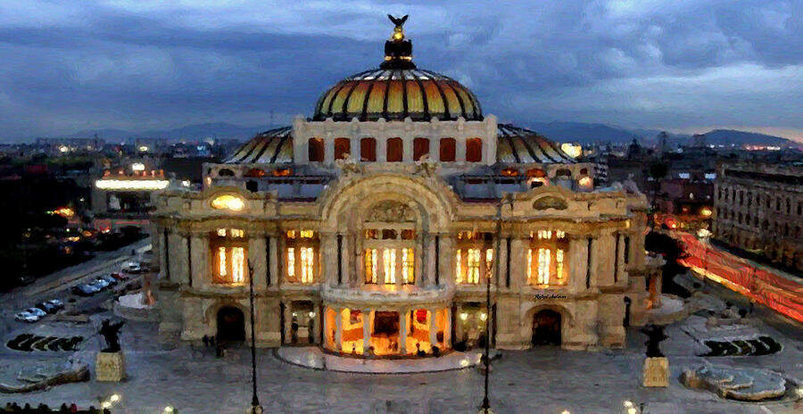 Palacio De Bellas Artes Mexico Digital Art